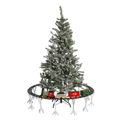 Julgranståg med Räls