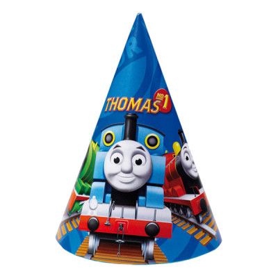 Partyhattar Thomas Tåget - 6-pack