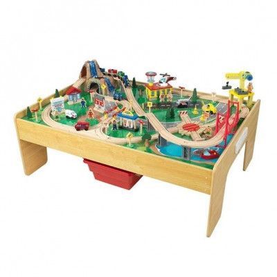 Kidkraft - Aktivitetsbord - Adventure Town Railways