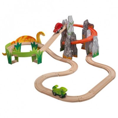 Kidkraft - Tågbana - Adventure Tracks: Dino World Volcano Escape