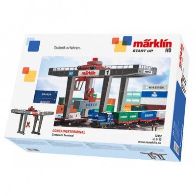 Marklin - Tågbana Container Terminal Grå/Röd