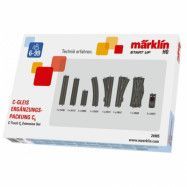 Marklin - Tågräls Extension Kit C-Track H0 Mörkgrå 24 Delar