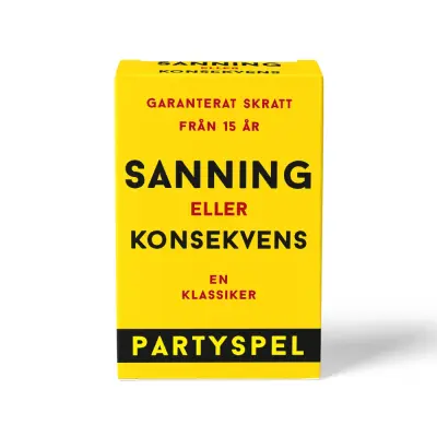 PARTYSPEL SANNING ELLER KONSEKVENS
