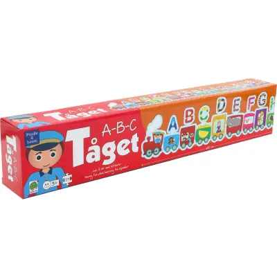 Pussel ABC Tåget - 59 bitar - Barbo Toys