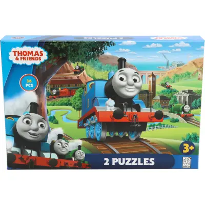 Pussel Tåget Thomas (2-pack) - 12 och 24 bitar - Barbo Toys