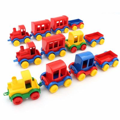 Tåg med tre vagnar - 38 cm - Utomhusleksak - Wader