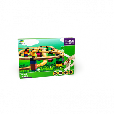 TOY2 Toy2 - Track Connector - Tågebanedelar - Basic Pack - Large