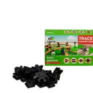 TOY2 Toy2 - Track Connector - Tågebanedelar - Basic Pack - Medium