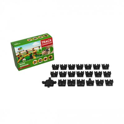 TOY2 Toy2 - Track Connector - Tågebanedelar - Basic Pack - Medium
