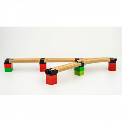 TOY2 Toy2 - Track Connector - Tågebanedelar - Startpaket - Stort