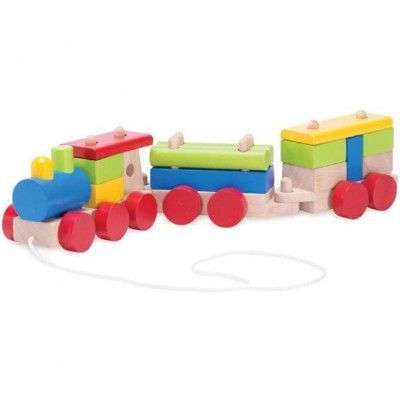 Wonderworld - Tåg Av Klossar Rainbow