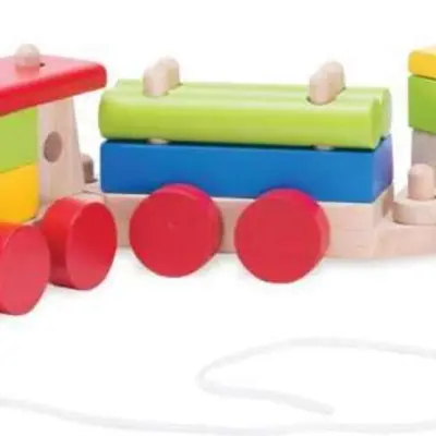 Wonderworld - Tåg Av Klossar Rainbow