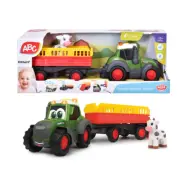 ABC Fendti Traktor med släp Ljud och ljus - Dickie Toys ABC -  Leksaksaffären