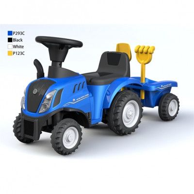 Azeno - New Holland Traktor Med Släp