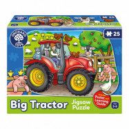 Big Tractor - Pussel med traktor och djur - Orchard Toys