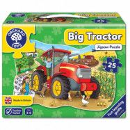 Big Tractor - Traktorpussel från Orchard Toys