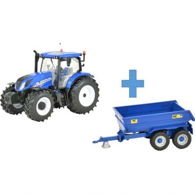 Britains New Holland T6 Traktor Trailer Lekset
