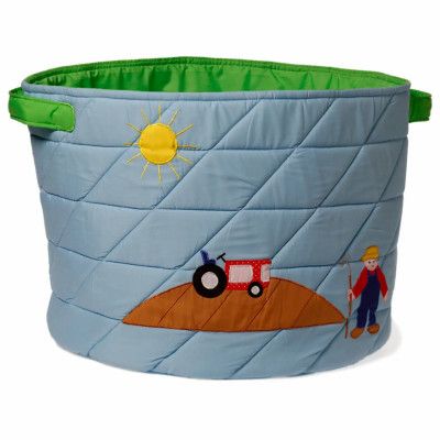 Förvaringskorg i tyg - Bondgård - oskar&ellen