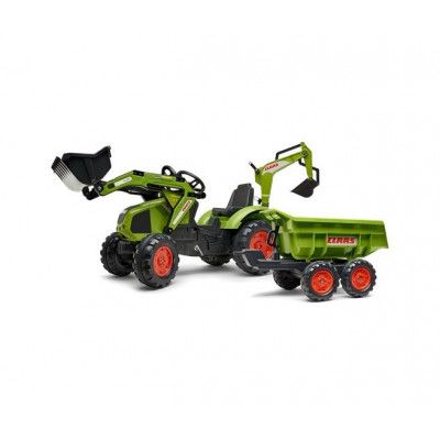 Falk Traktorgrävare inkl. vagn med tipp Class