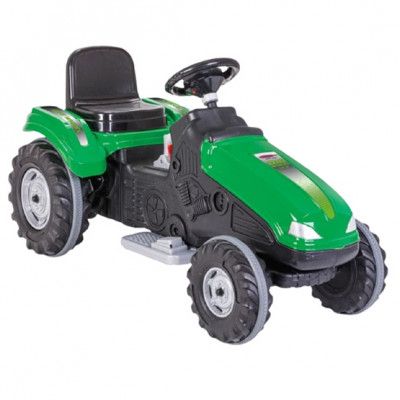 JAMARA - Elbil Traktor Big Wheel 12 V 114 X 53 Cm Grön