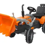 JAMARA - Trampbil Traktor Med Lastare 126 X 54 Cm Orange