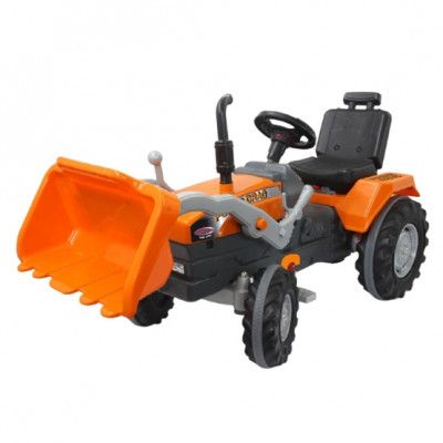 JAMARA - Trampbil Traktor Med Lastare 126 X 54 Cm Orange