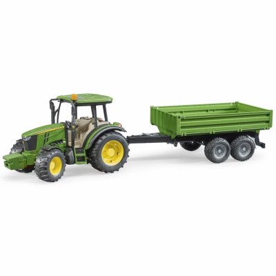 John Deere 5115M med tippvagn - Bruder - 1:16