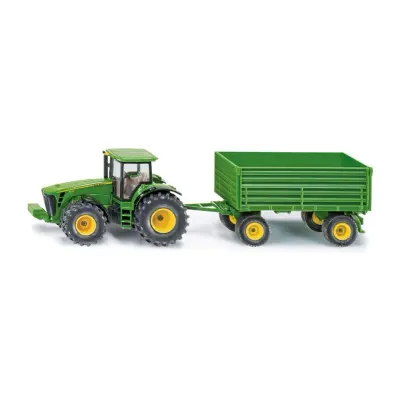 John Deere 8430 med Trailer - Grön - 1953 - Siku - 1:50