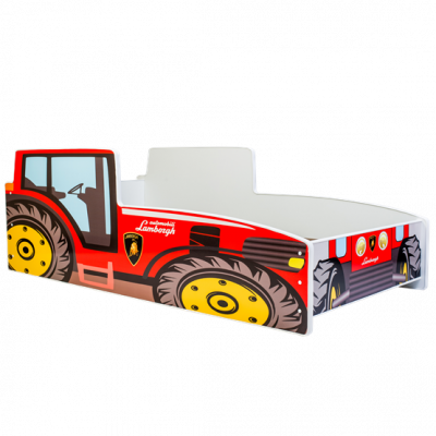 KOBI Barnsäng - Farmi Med Madrass - Lamborghini - 140 x 70 Cm