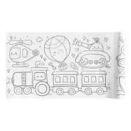 Målarbok på Rulle Fordon