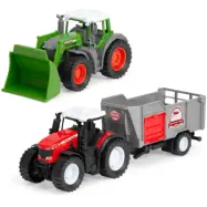 Massey Ferguson + Fendt + Vagn - Farm Set - Dickie Toys