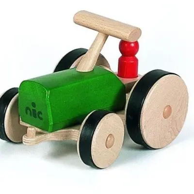 Nic - Traktor 27 Cm Wood Grön