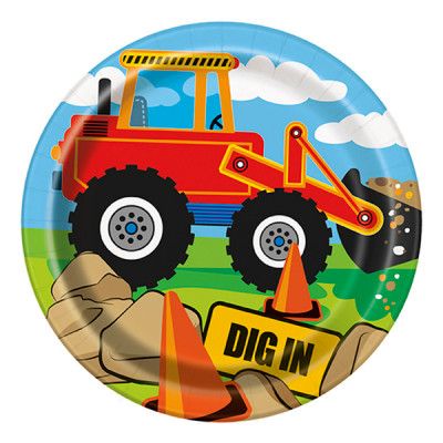 Pappersassietter Party Zone - 8-pack