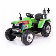 Rull Elbil - barn Traktor Harris 12V - Grön