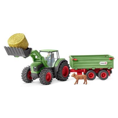 schleich FARM WORLD Traktor med släp 42379