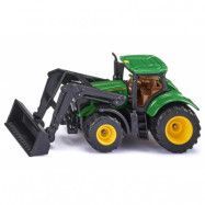 Siku John Deere 6215R traktor med skopa 1395