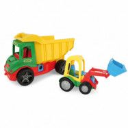 Tipplastbil och traktor - Wader