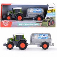 Traktor med mjölkvagn - Fendt Micro Farmer - Dickie Toys