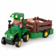 Traktor med släp - John Deere Kids - Hauling Playset