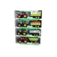 Traktor med timmersläp : Model - Grönt släp - Leksaksaffären -  Leksaksaffären