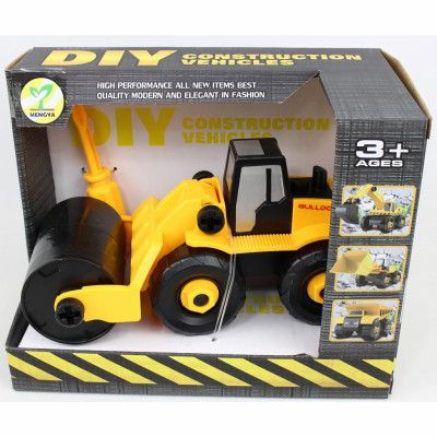 Traktor med vält inkl skruvmejsel