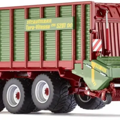 WIKING Wiking - Traktorsläp Strautmann Tera 1:32 Grön/Röd