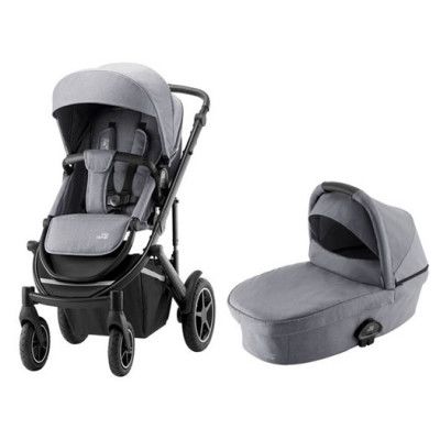 Britax Smile 3 duovagn, frost grey/svart handtag