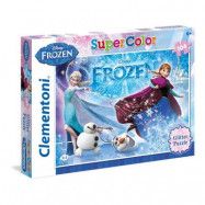 Clementoni, Glitter Pussel SuperColors - Disney Frozen 104-bitar