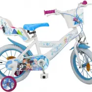 Disney - Barncykel - Frozen 14 Tum Vit/Blå