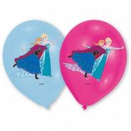 Disney Frost Elsa och Anna ballonger 6-pack Latex