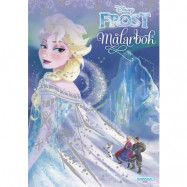 Disney Frozen, Frost målarbok med saga, 32 sidor med glitter