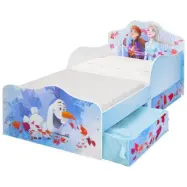 Disney Frozen - Juniorsäng - Anna&Elsa - Med sänglådor - Utan Madrass