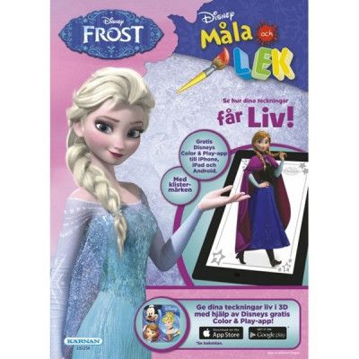 Egmont Kärnan Disney Frozen, Måla&lek 3D-teckningar