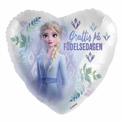Folieballong Disney Födelsedag med Elsa